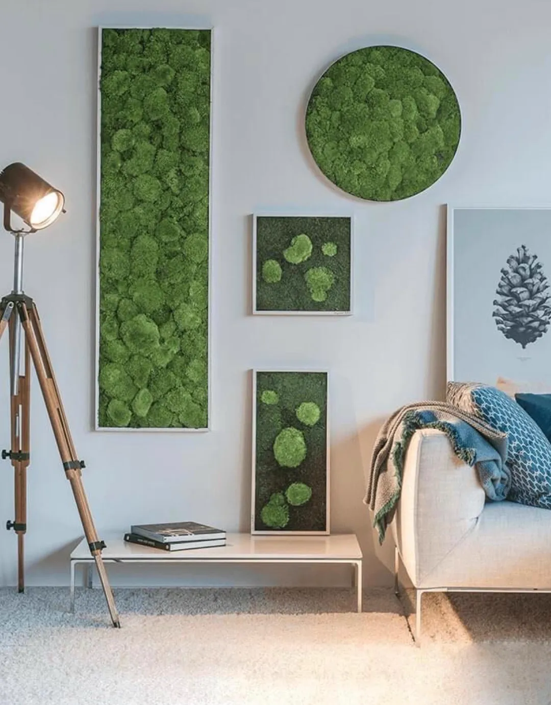 Z lesa rovno na stenu: DIY machový obraz vyčarujete za pár minút!
