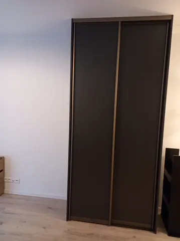 Posuvné dvere na mieru so sklenenou výplňou, antracit