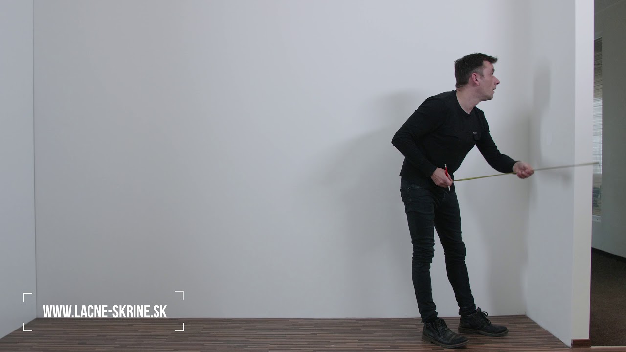 Zameranie vstavanej skrine, videonávod