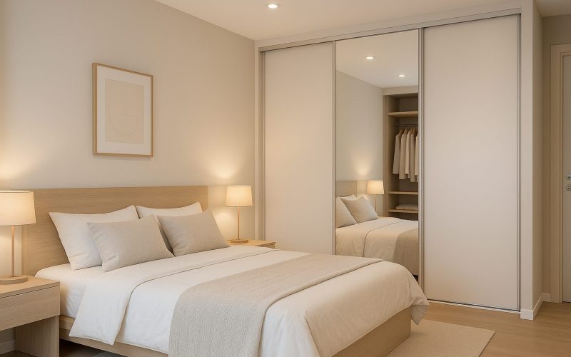 Skrine do spálne: prečo zvoliť vstavané riešenie na mieru