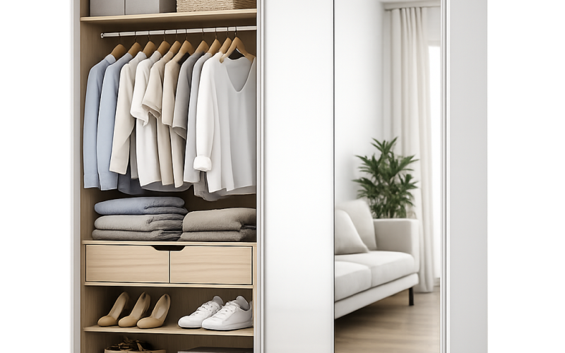 Vstavané skrine na mieru do malého bytu – praktické riešenia